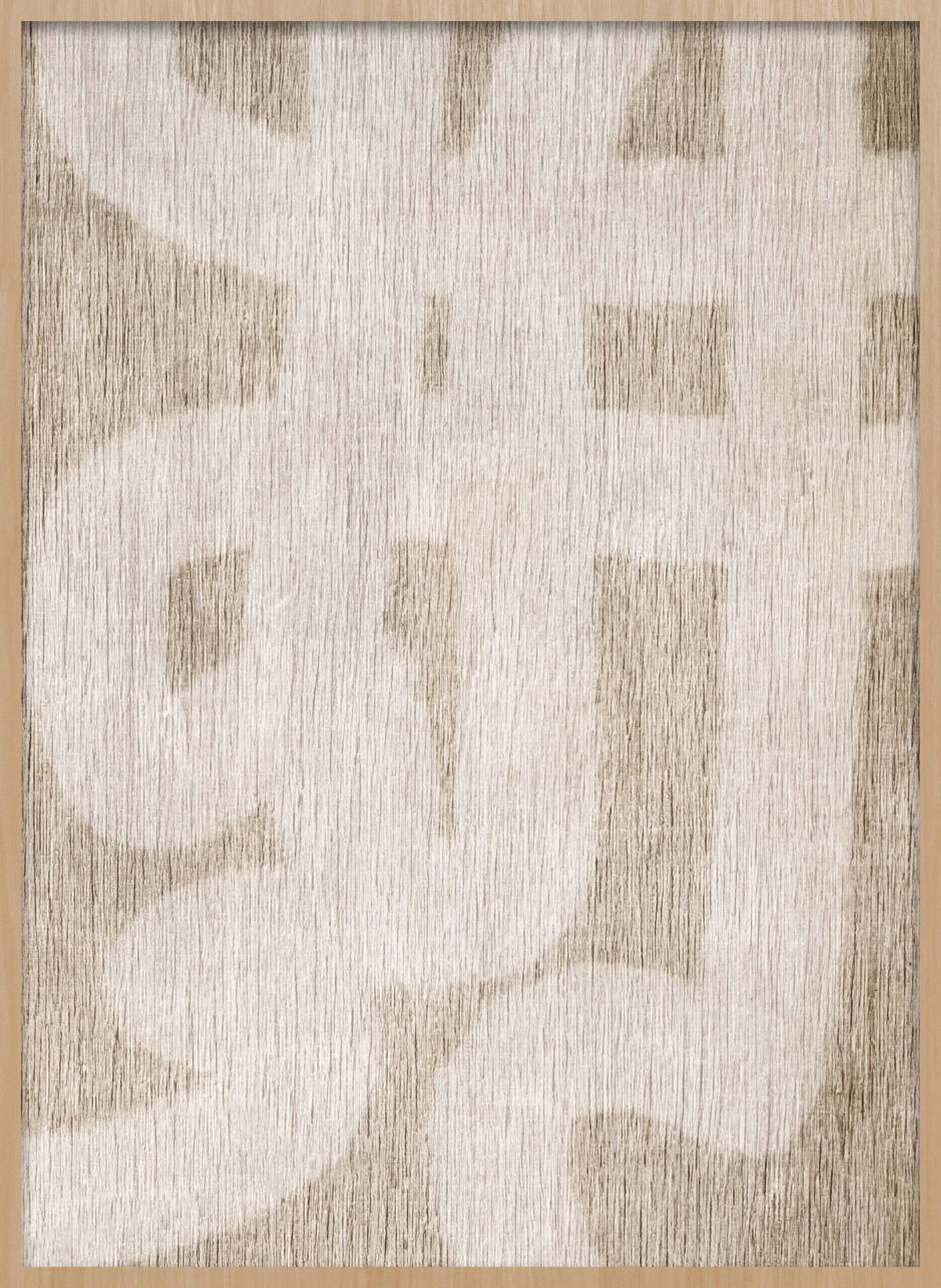 BILD Abstraktes  - Hellbraun/Beige, Basics, Holz/Kunststoff (30/40/10cm)