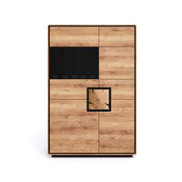 HIGHBOARD  100/152/40 cm  - Wildeiche/Schwarz, Basics, Holz (100/152/40cm) - Livetastic