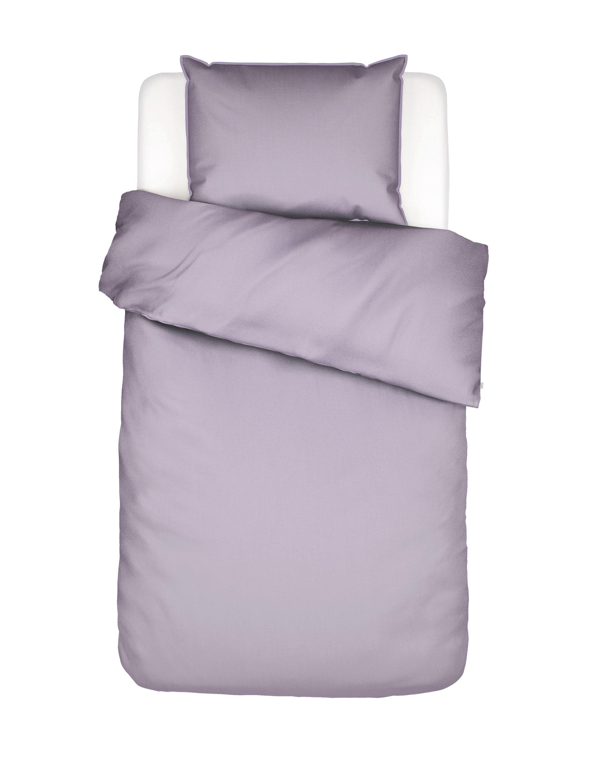 BETTWÄSCHE Minte Satin 135/200 cm  - Mauve, Basics, Textil (135/200cm) - Essenza