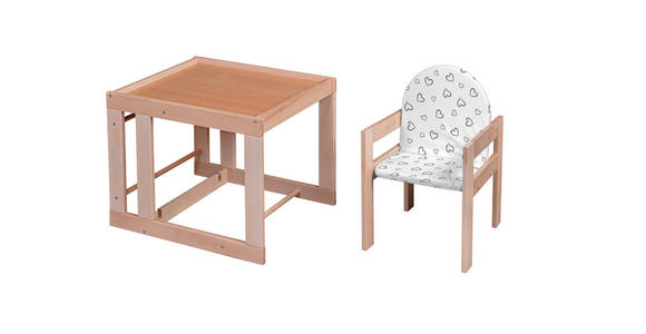 KOMBIHOCHSTUHL - Naturfarben, Basics, Holz - My Baby Lou