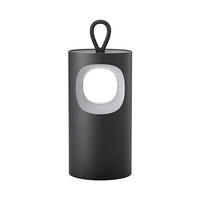 AKKU-TISCHLEUCHTE Lunari 6/8,3/16 cm   - Schwarz, Design, Metall (6/8,3/16cm)