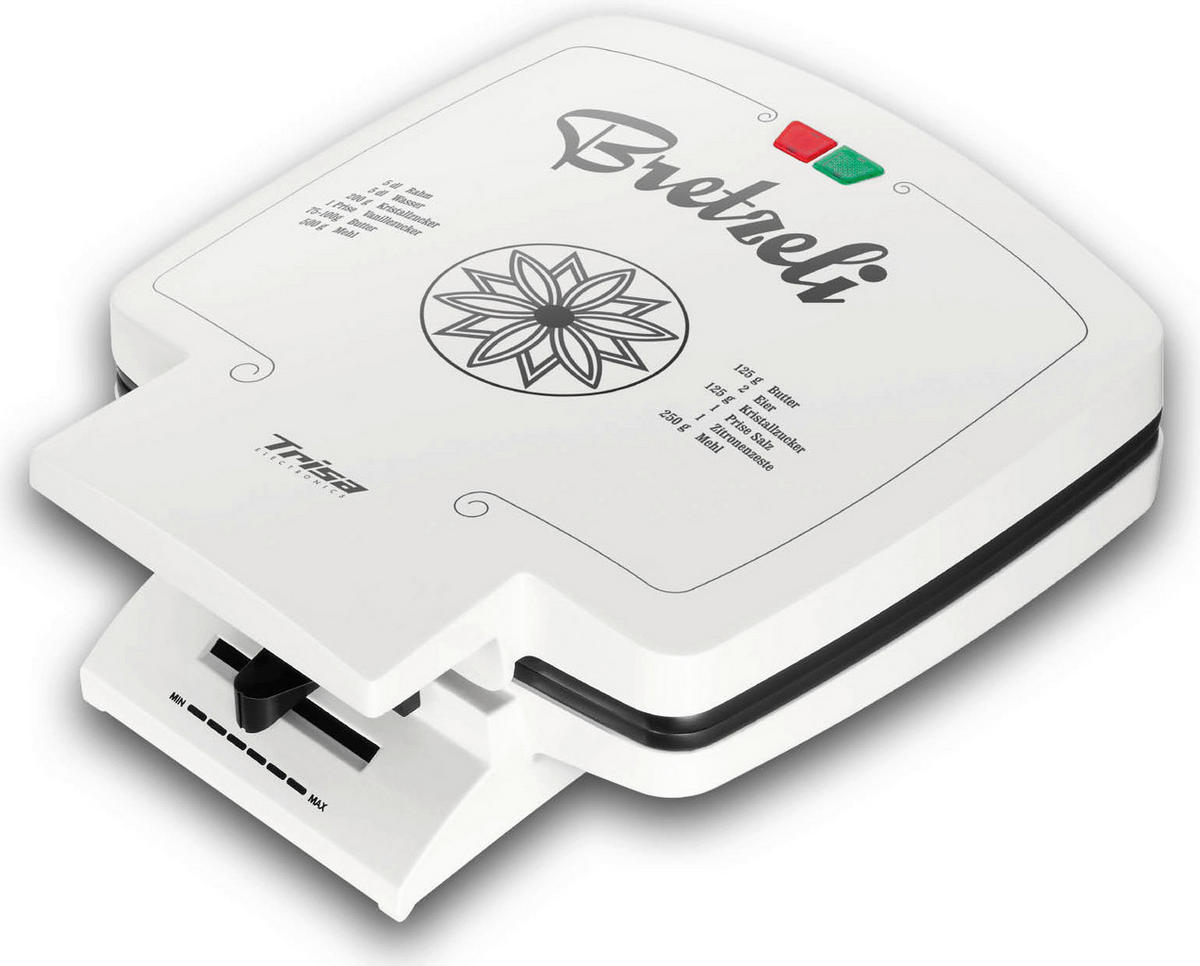 WAFFELEISEN - Weiss, Basics, Kunststoff (25,4/12,1/28,7cm) - Trisa Electronics