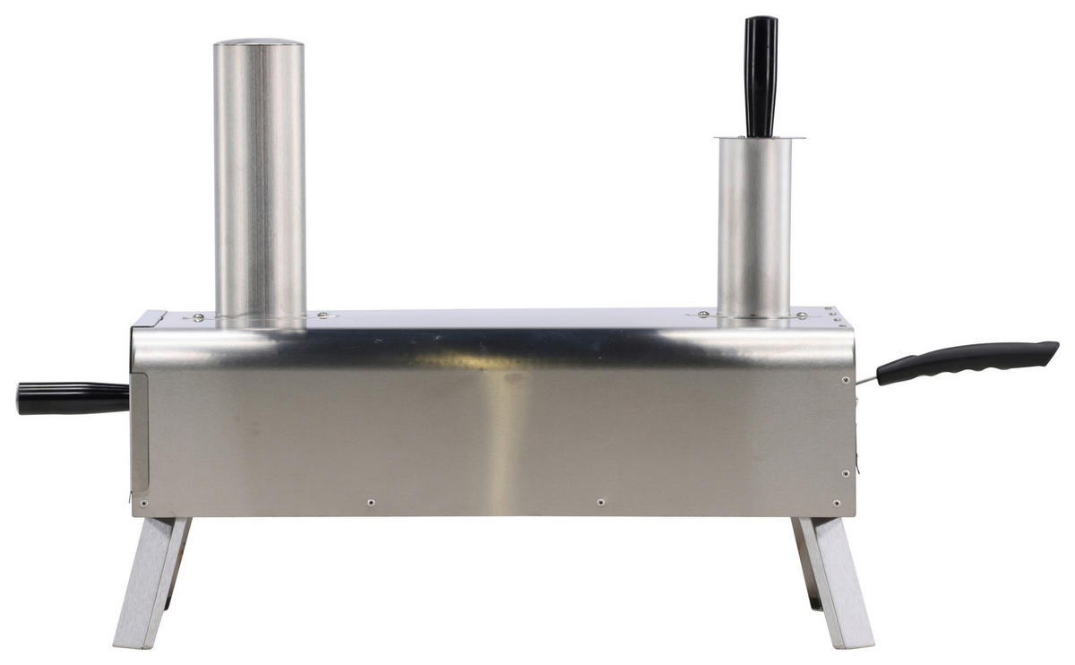 PIZZAOFEN  - Silberfarben, KONVENTIONELL, Metall (85.8/49.9/37cm) - Gardenson