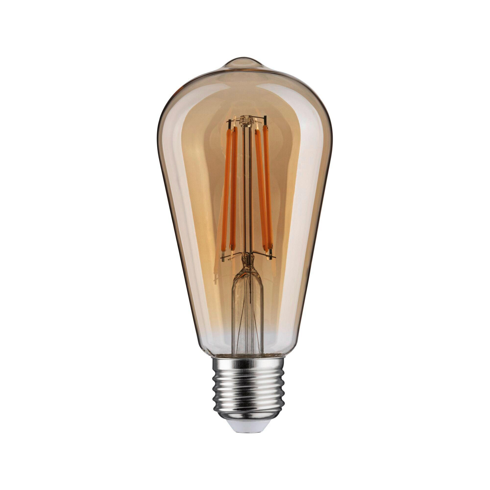 LED-LEUCHTMITTEL E27 6 W 470 lm  - Goldfarben, Basics, Glas (6,4/14,0cm) - Paulmann