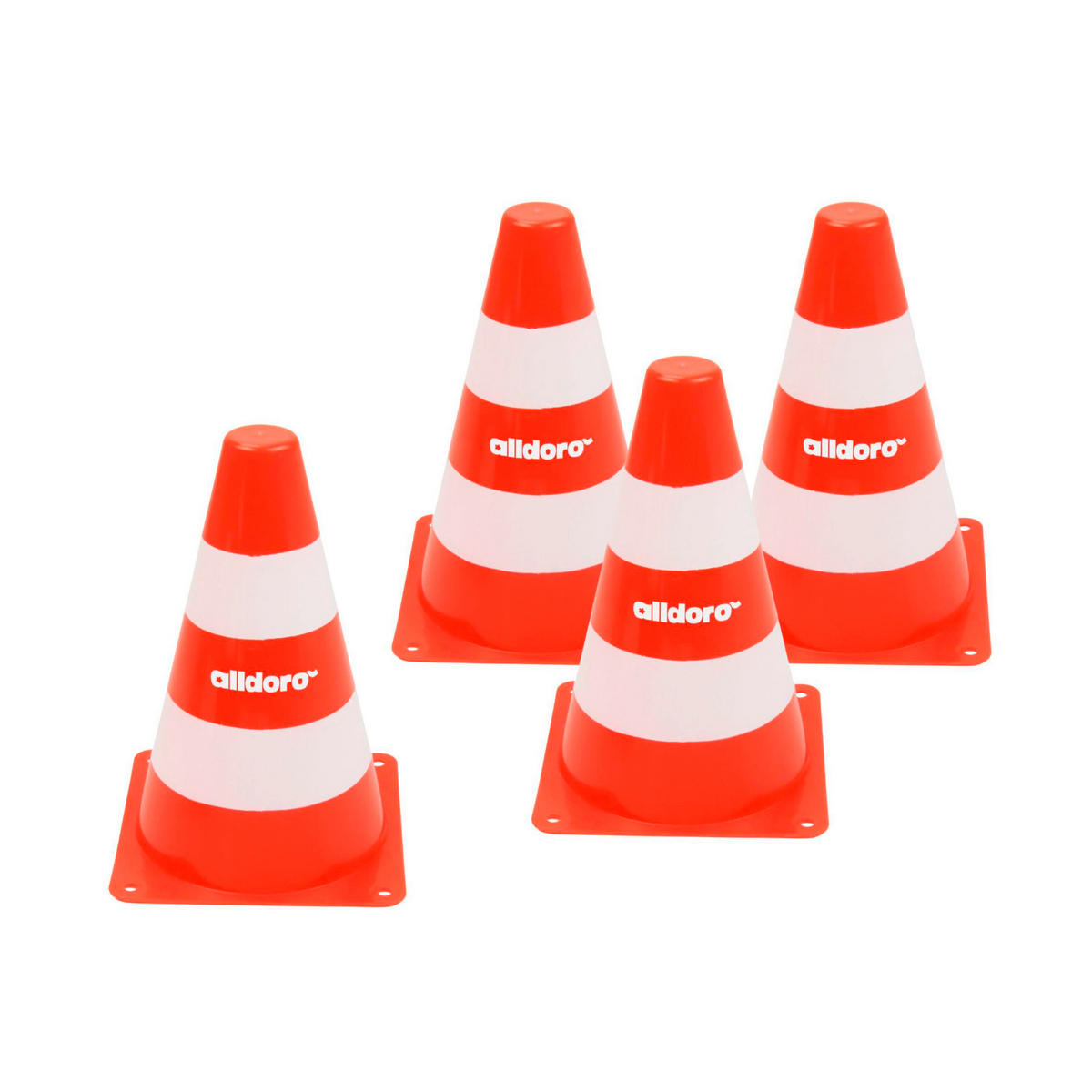 PYLONE - Orange/Weiß, Basics, Kunststoff (20,5/12/12cm) - alldoro