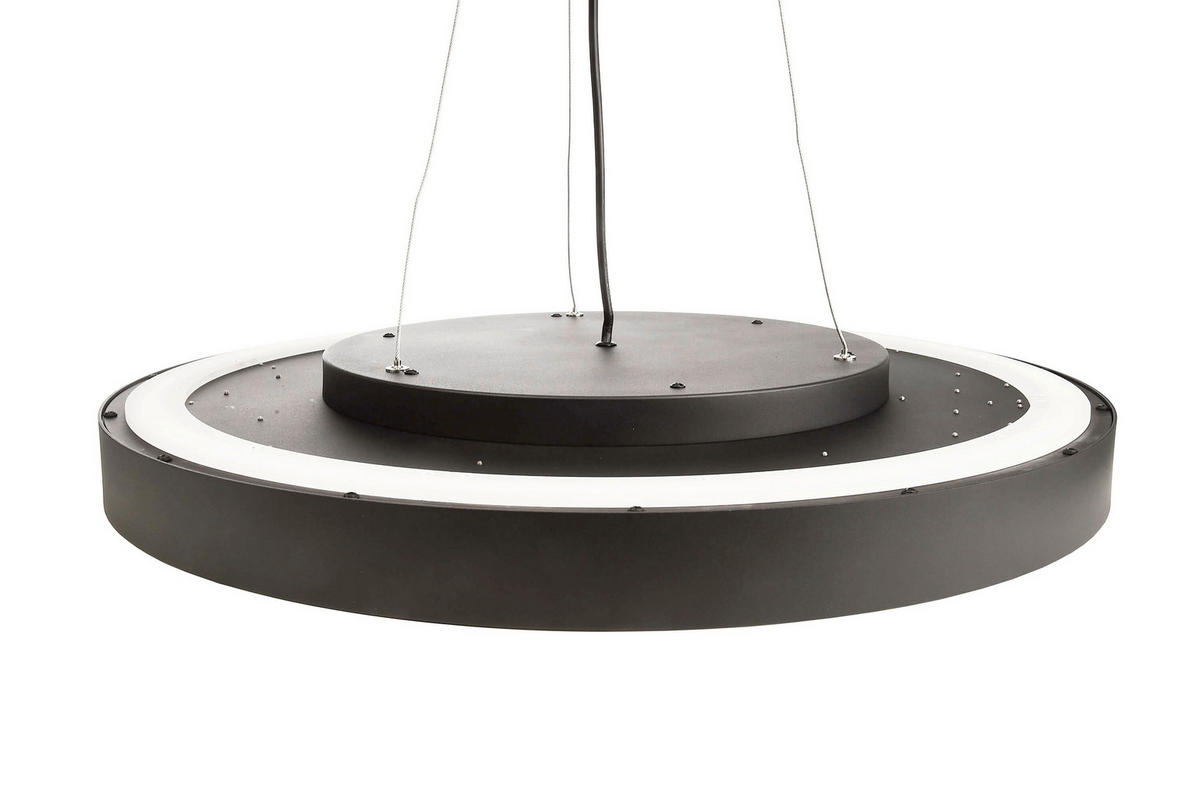 LED-HÄNGELEUCHTE Menkar 80/80/300 cm   - Schwarz, Design, Metall (80/80/300cm)