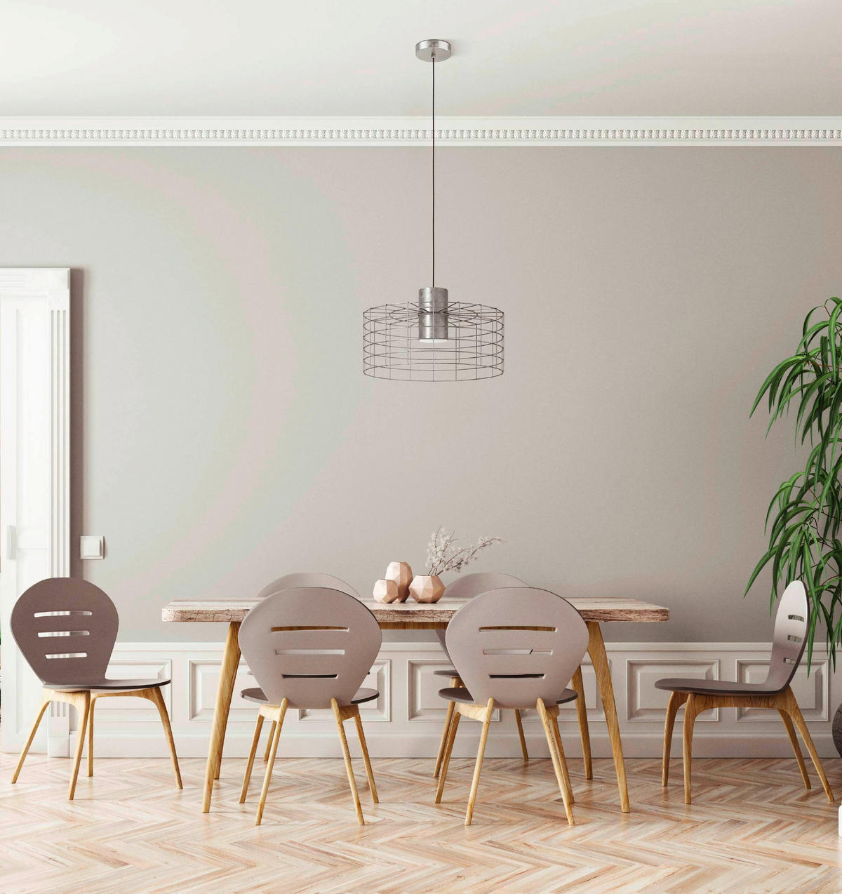 HÄNGELEUCHTE 48/110 cm  - Weiß, Basics, Metall (48/110cm) - Eglo