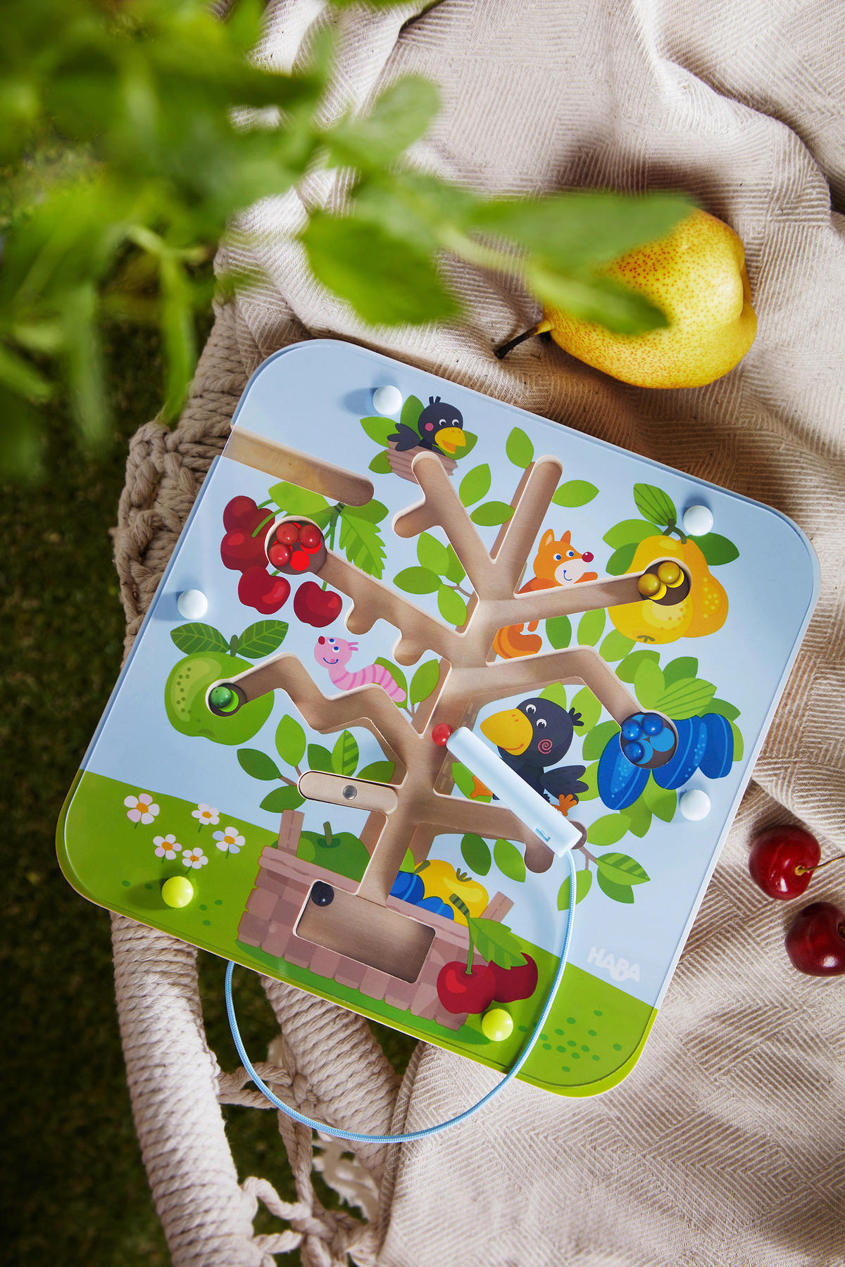 MOTORIKSPIEL - Multicolor, Basics, Holz/Kunststoff (21,5/21,5/1,5cm) - Haba