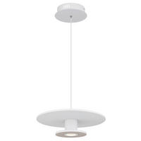 LED-HÄNGELEUCHTE 38/150 cm  - Beige/Hellgrau, Basics, Kunststoff/Textil (38/150cm) - Globo