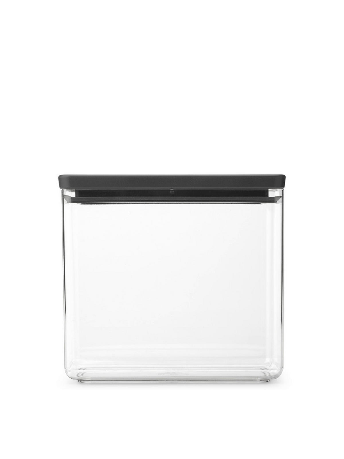 POSODA ZA SHRANJEVANJE  TASTY+  22/20,2/11,2 cm           - temno siva/prozorno, Basics, umetna masa (22/20,2/11,2cm) - Brabantia