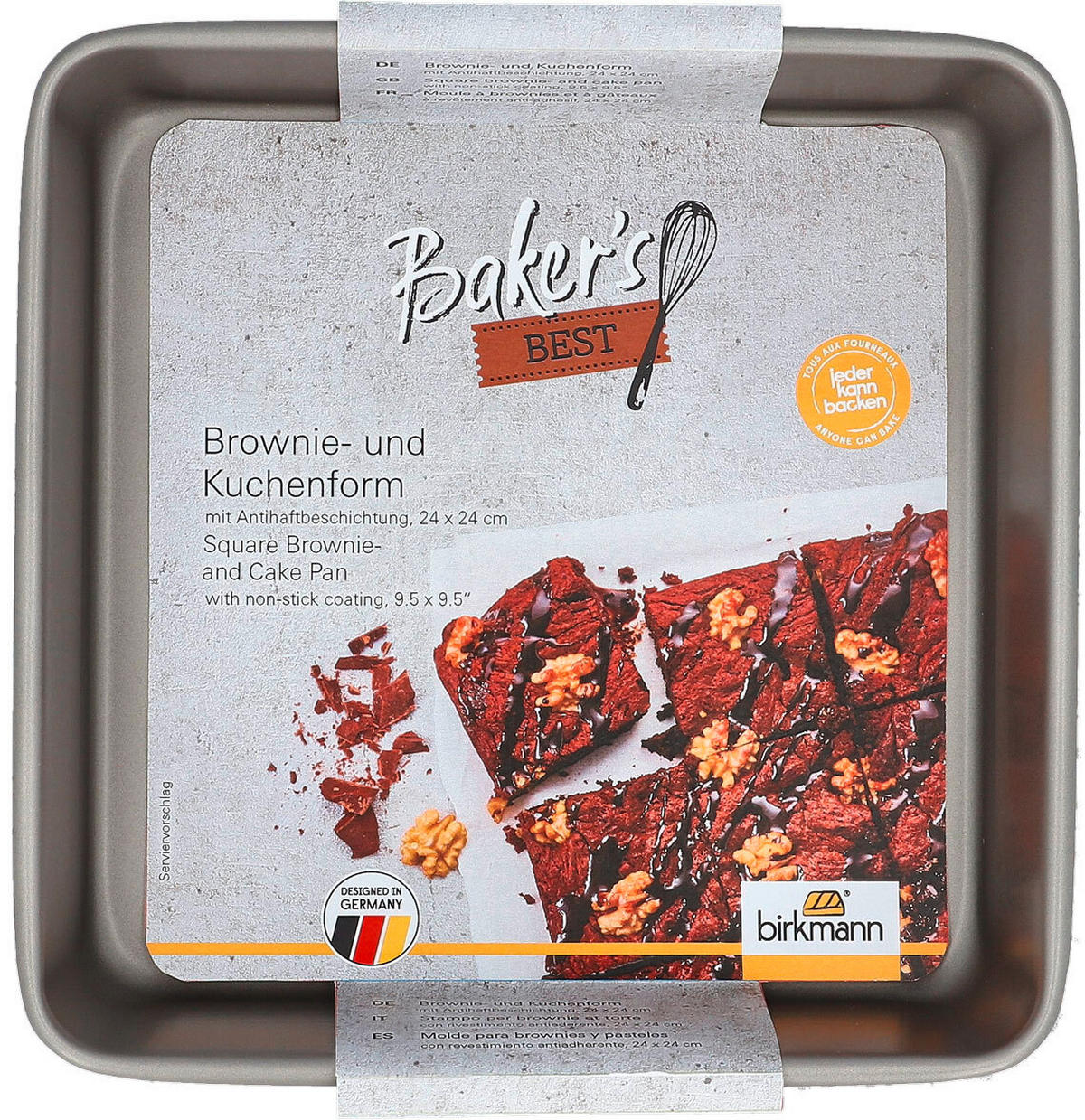 BAKFORM - Klassisk, metall (24/24/5cm) - Birkmann