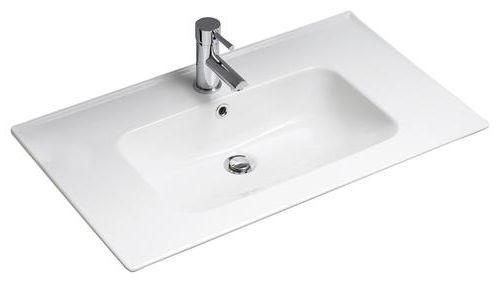 Xora Waschbecken Weiß 80x2x45 cm