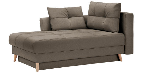 LIEGE in Textil Braun - Eichefarben/Braun, KONVENTIONELL, Holz/Textil (166/96/104cm) - Venda