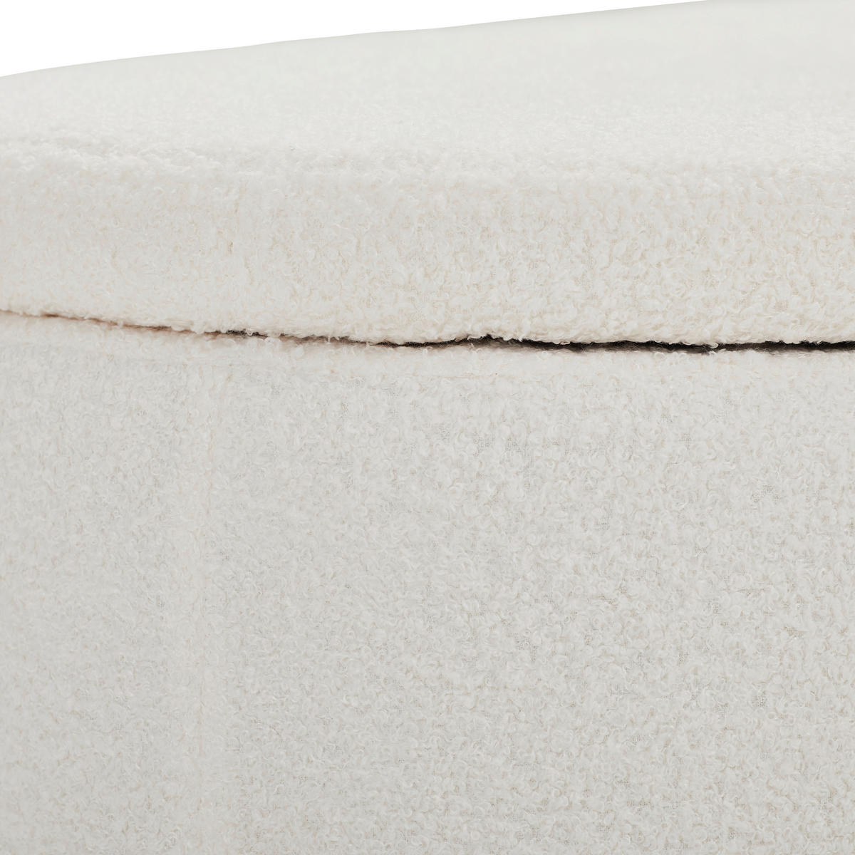 TRUHENBANK in Metall, Textil 95/43/36 cm  - Schwarz/Weiß, MODERN, Textil/Metall (95/43/36cm) - Novel