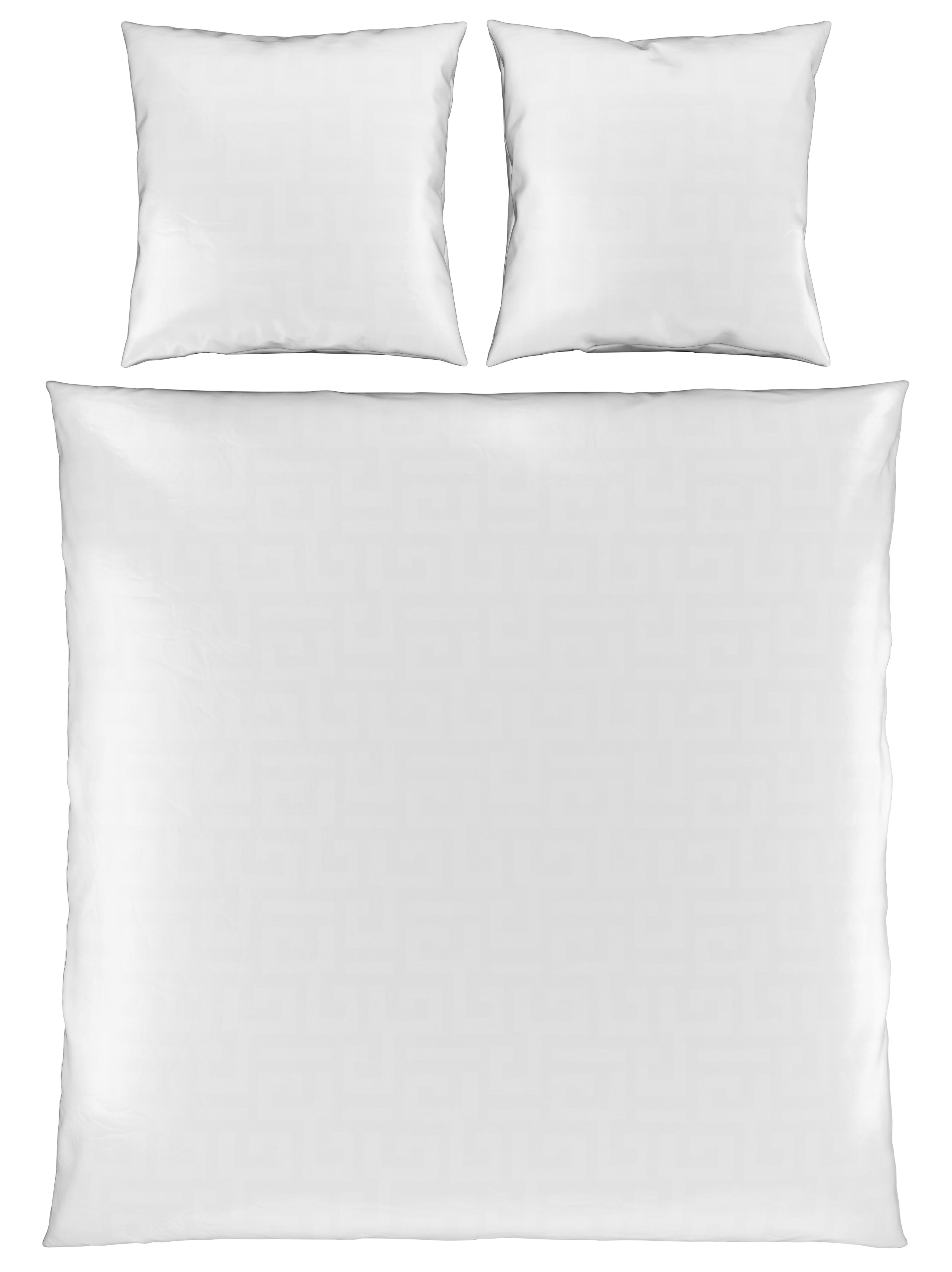 WENDEBETTWÄSCHE Satin  - Weiß, Basics, Textil (200/200cm) - Bio:Vio