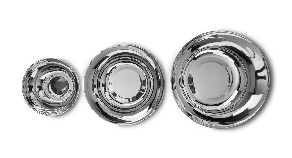 SKÅLSET 3 delar  - stålfärgad, Basics, metall - Homeware Profession.