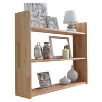 STENSKI REGAL 90/74/20 cm barve bukve  - barve bukve, Basics, les (90/74/20cm) - Livetastic