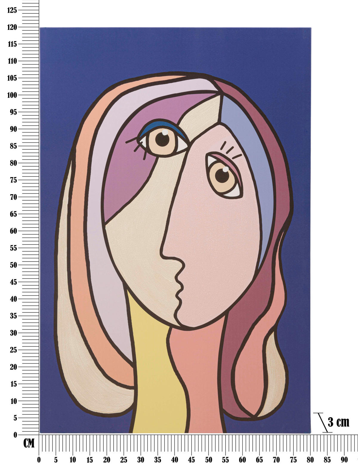 LEINWANDBILD Frauen  - Basics, Holz/Textil (80/120/3cm)
