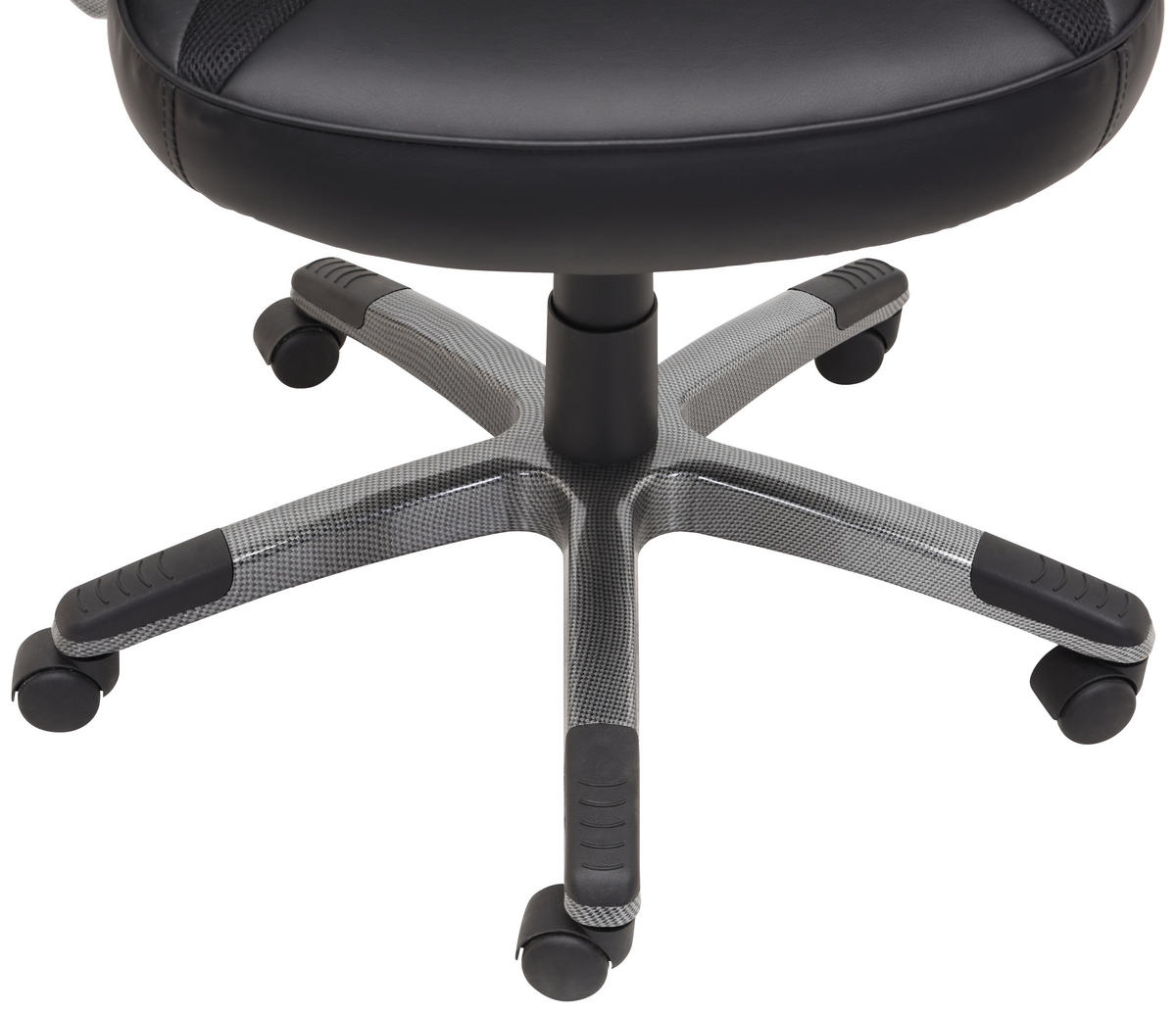 GAMINGSTUHL Grau, Schwarz Metall, Kunststoff, Textil   - Schwarz/Grau, Design, Kunststoff/Textil (65/117-127/72cm) - Xora