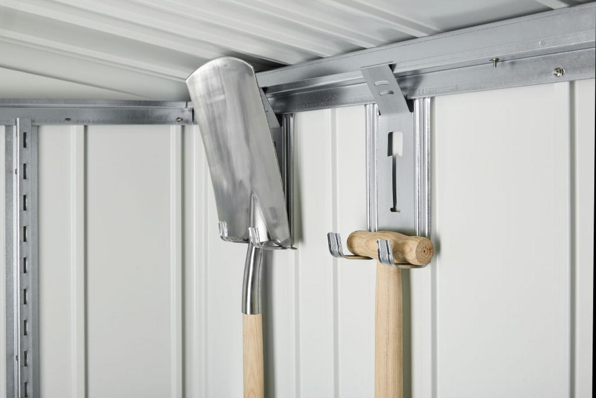 GERÄTESCHRANK - Silberfarben, Design, Metall (155/182,5/83cm) - Biohort