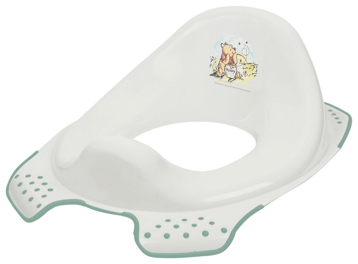 TOILETTENTRAINER WINNIE POOH  - Weiß, Basics, Kunststoff (30/40/15cm) - Disney