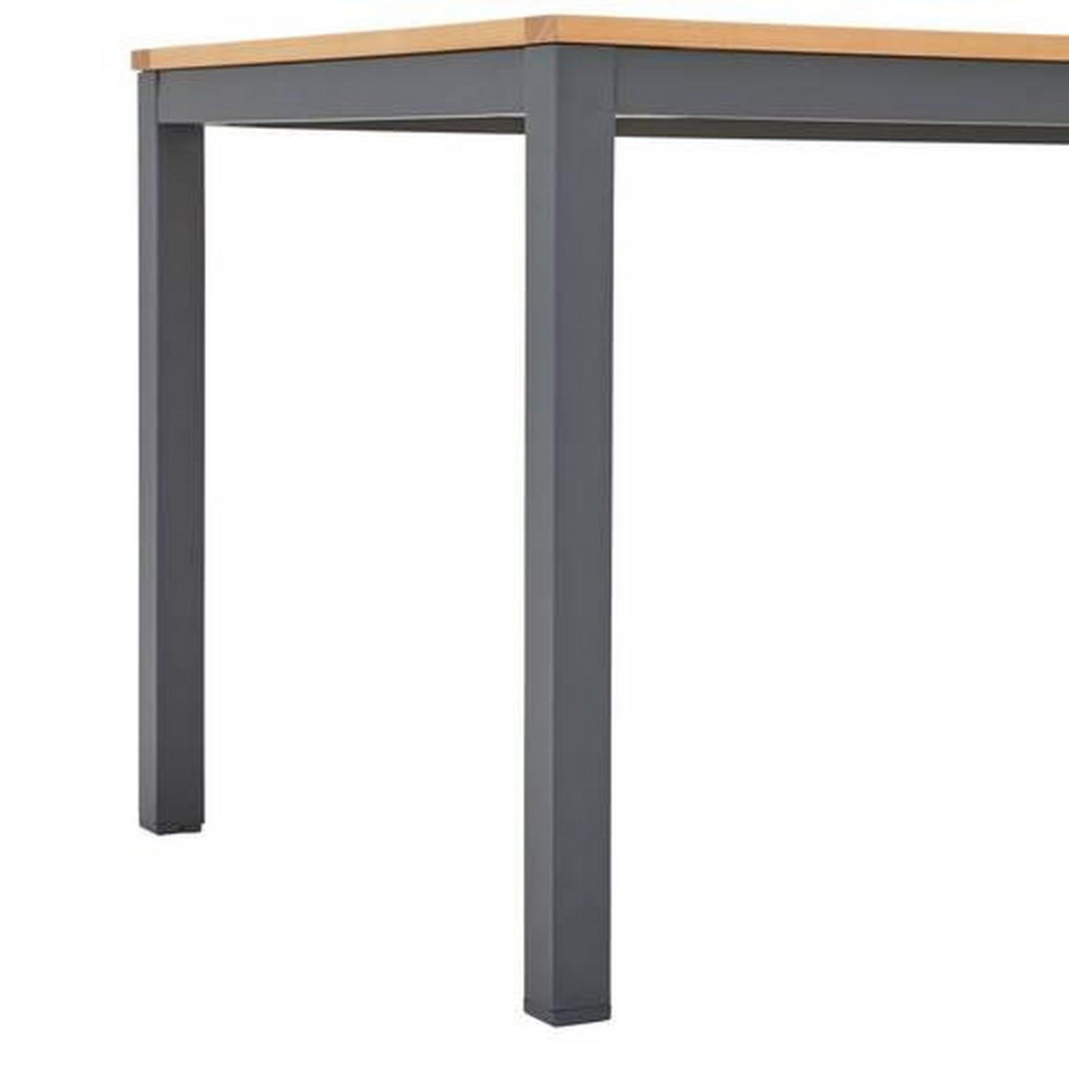 GARTENTISCH 148/85/75 cm Holz, Metall rechteckig  - Anthrazit/Naturfarben, MODERN, Holz/Metall (148/85/75cm) - Ambia Garden
