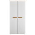 BABYKLEIDERSCHRANK  - Eiche Artisan/Weiß, Basics, Holzwerkstoff/Kunststoff (90/195/60cm) - My Baby Lou