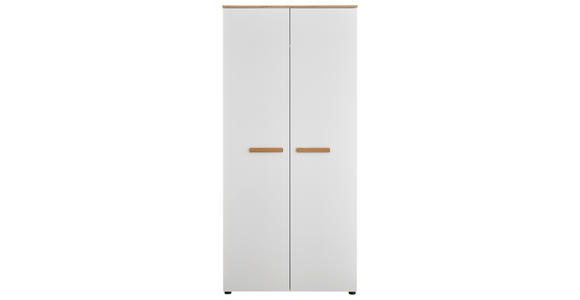 BABYKLEIDERSCHRANK  - Eiche Artisan/Weiß, Basics, Holzwerkstoff/Kunststoff (90/195/60cm) - My Baby Lou