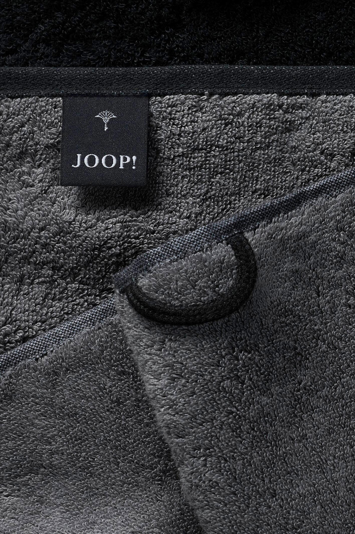 SAUNATUCH 80/200 cm JOOP! CLASSIC Schwarz  - Schwarz, Basics, Textil (80/200cm) - Joop! Living