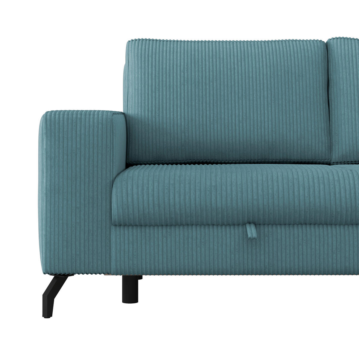 ECKSOFA Hellblau  - Hellblau, Trend, Textil (290/178cm) - P & B