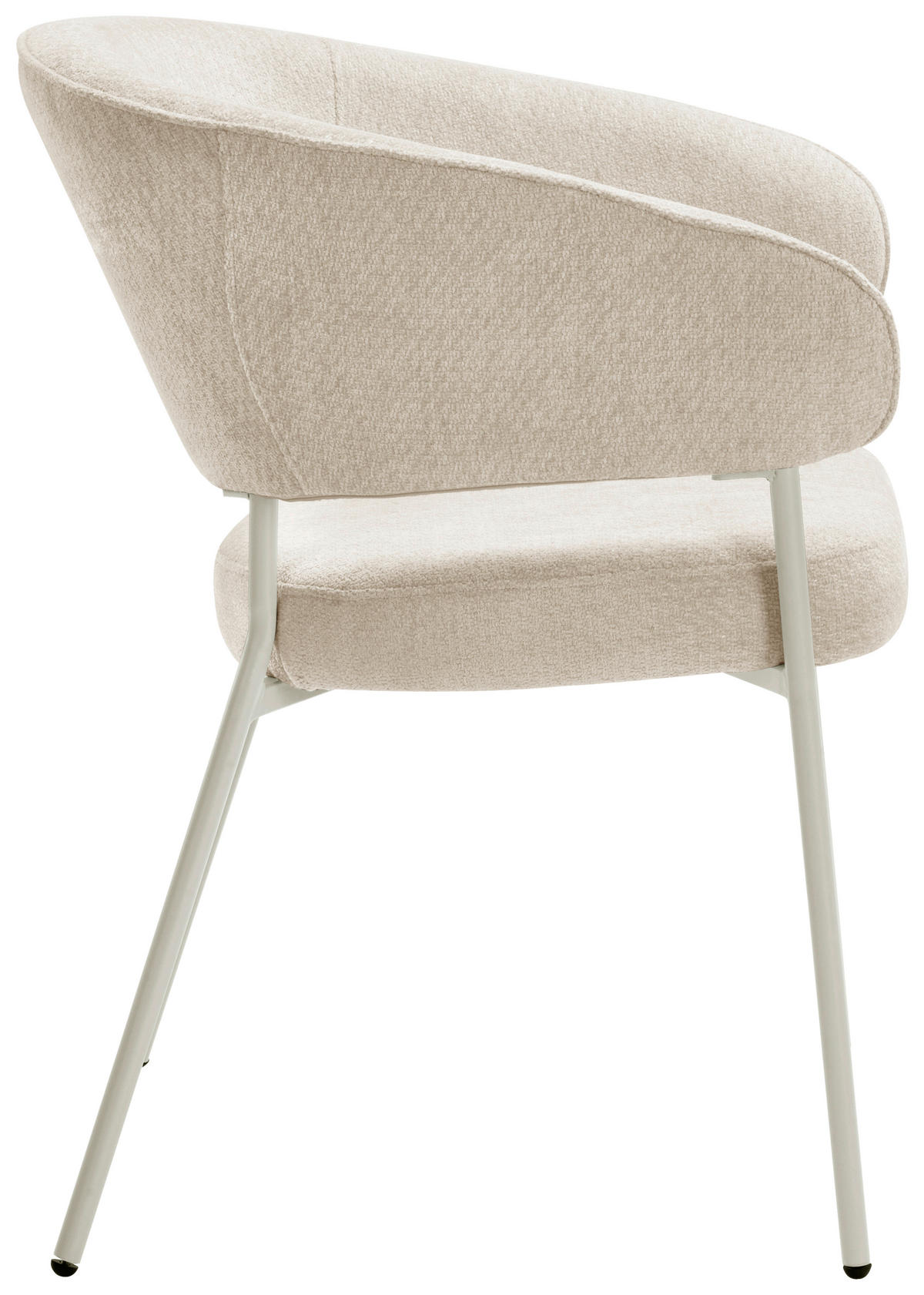 ARMLEHNSTUHL  ,  , Chenille  ,  - Beige, LIFESTYLE, Holz/Textil (60/81/60cm) - Livetastic