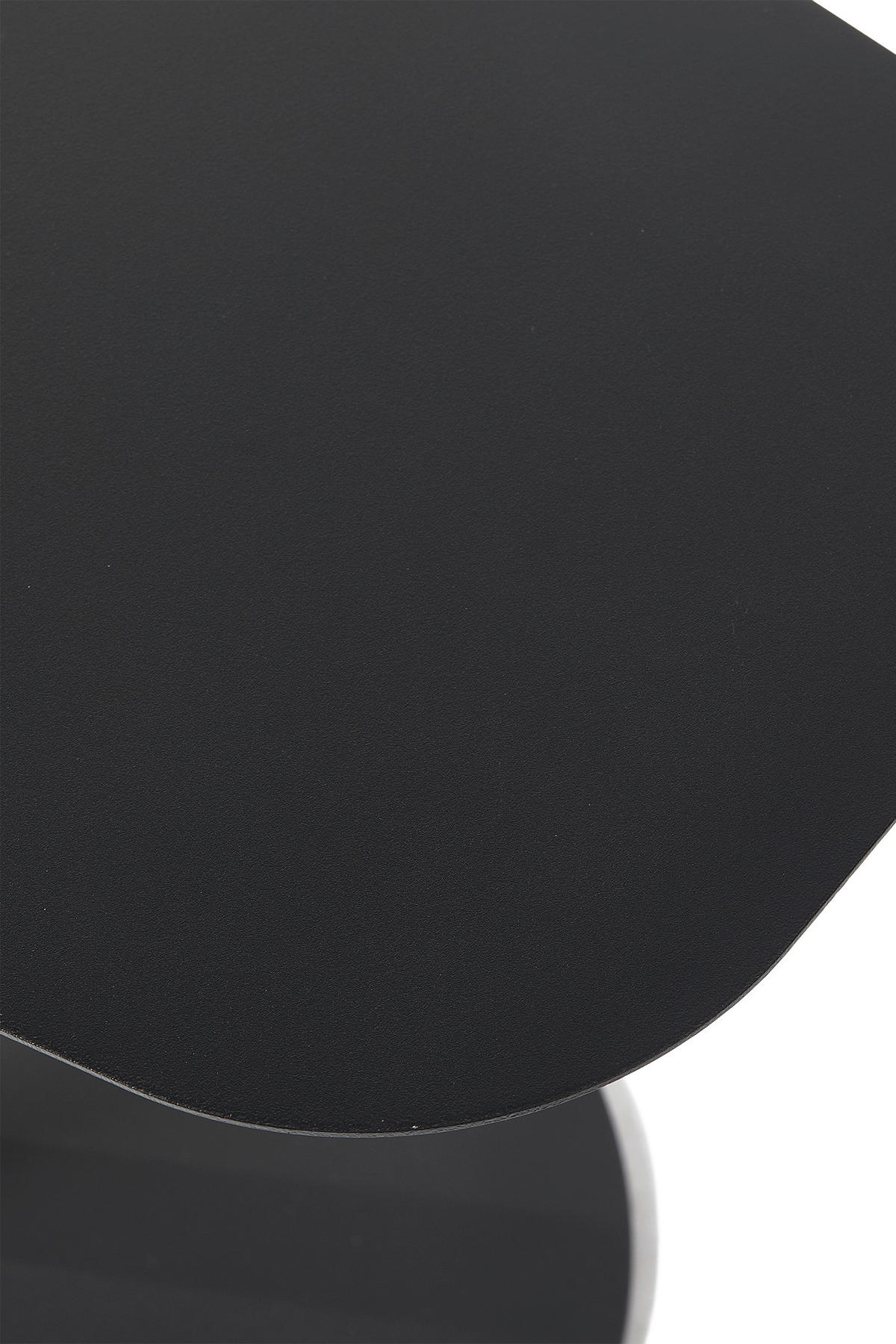 BEISTELLTISCH 50/38/50 cm Schwarz Freiform  - Schwarz, Design, Metall (50/38/50cm) - Livetastic