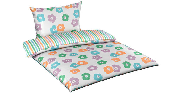 WENDEBETTWÄSCHE KASHMIRA Satin 140/200 cm - Multicolor, Trend, Textil (140/200cm) - Esposa