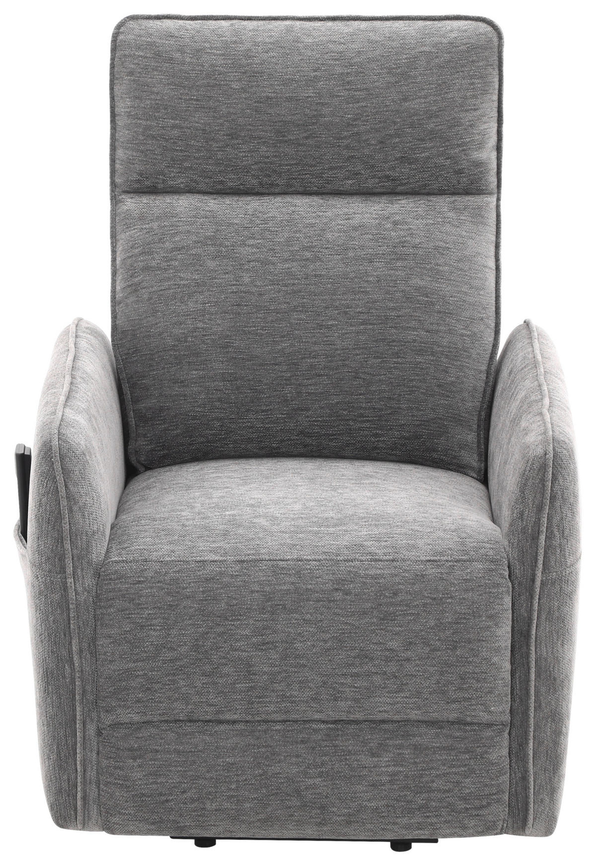RELAXSESSEL Leinenoptik    - Schwarz/Grau, Design, Textil/Metall (74/101/92cm) - Carryhome