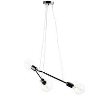 PENDELLEUCHTE 65/10/75 cm  - Schwarz, Design, Metall (65/10/75cm)