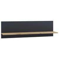 WANDREGAL  - Honigeiche/Anthrazit, Design, Holzwerkstoff (102/30/20cm) - MID.YOU