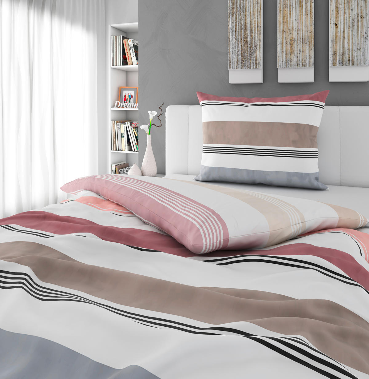 POSTELJINA CREST 140/200 cm renforcé tkanina višebojna  - višebojna, Trendi, tekstil (140/200cm) - Esposa