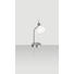 LED BORDSLAMPA - vit/nickelfärgad, Design, metall/glas (35cm) - Novel