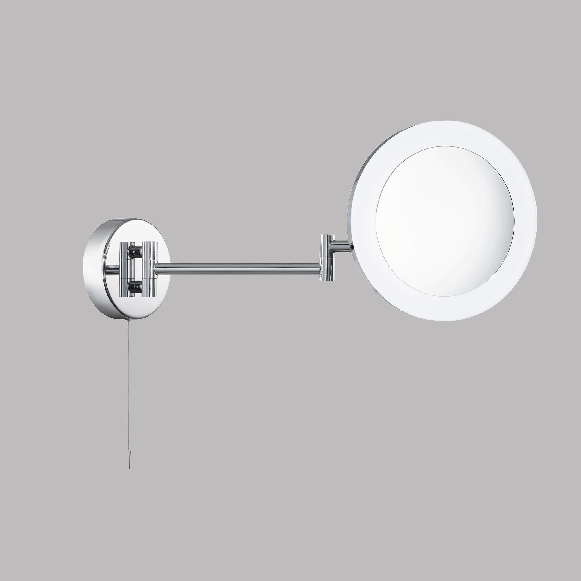 STENSKA SVETILKA ZA KOPALNICO  Bathroom Mirror      20/20 cm     4000 K - barve kroma, Basics, kovina/umetna masa (20/20cm)