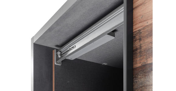 TÜRDÄMPFER   - Grau, Design, Kunststoff (27/6,7cm) - Carryhome