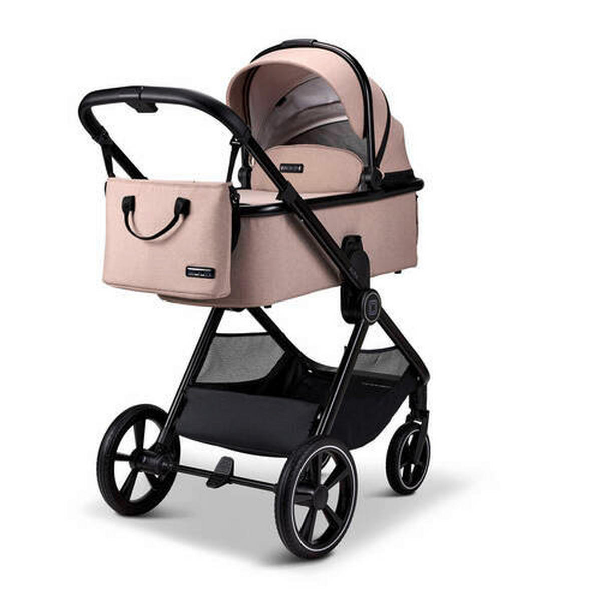 KINDERWAGENSET  Aura Set  Sand Melange  - Sandfarben, Basics (140/61/115cm) - Moon