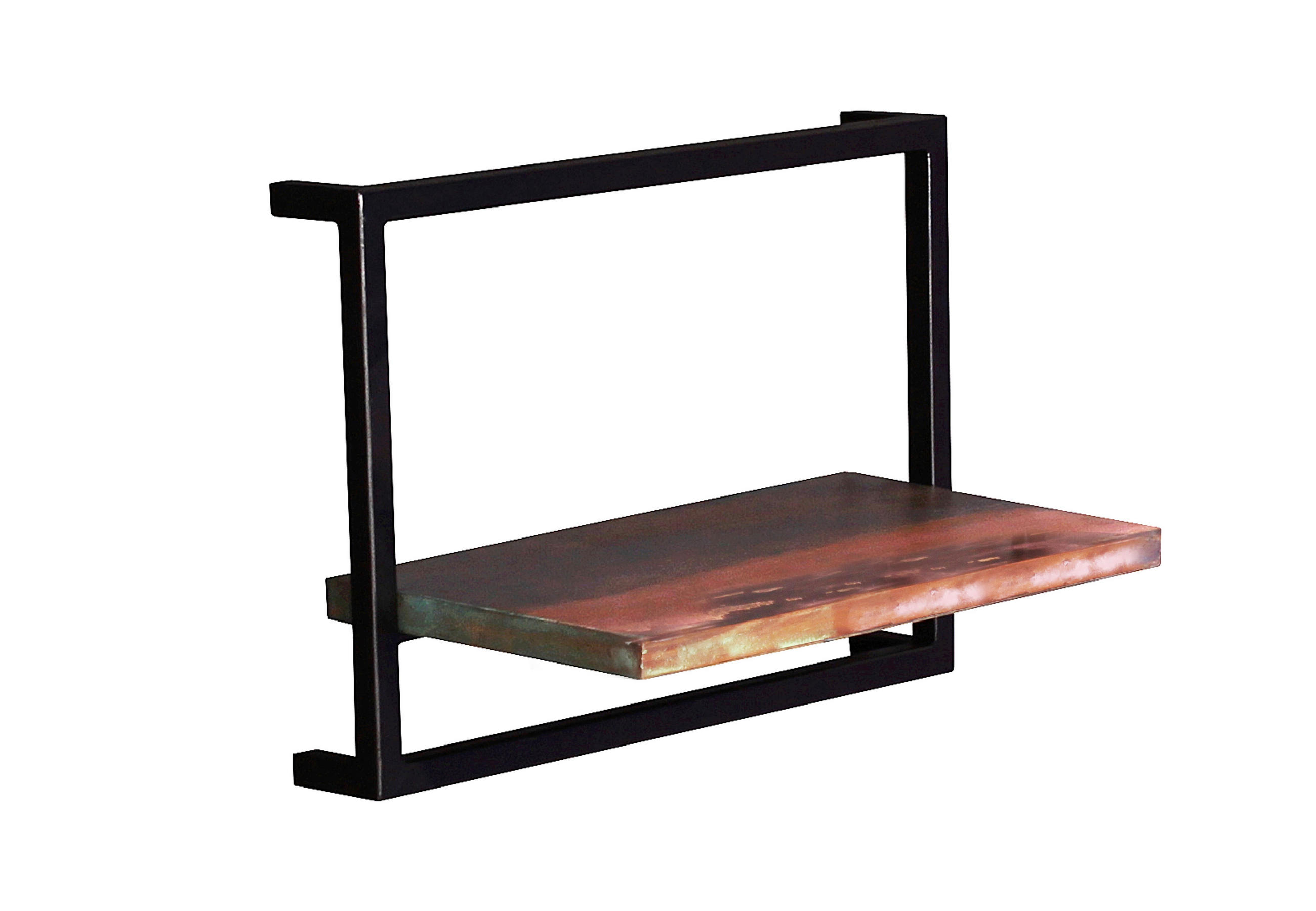 WANDREGALSET 75/75/25 cm  - Multicolor/Schwarz, Design, Holz/Metall (75/75/25cm) - MID.YOU