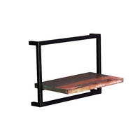 WANDREGALSET 75/75/25 cm  - Multicolor/Schwarz, Design, Holz/Metall (75/75/25cm) - MID.YOU