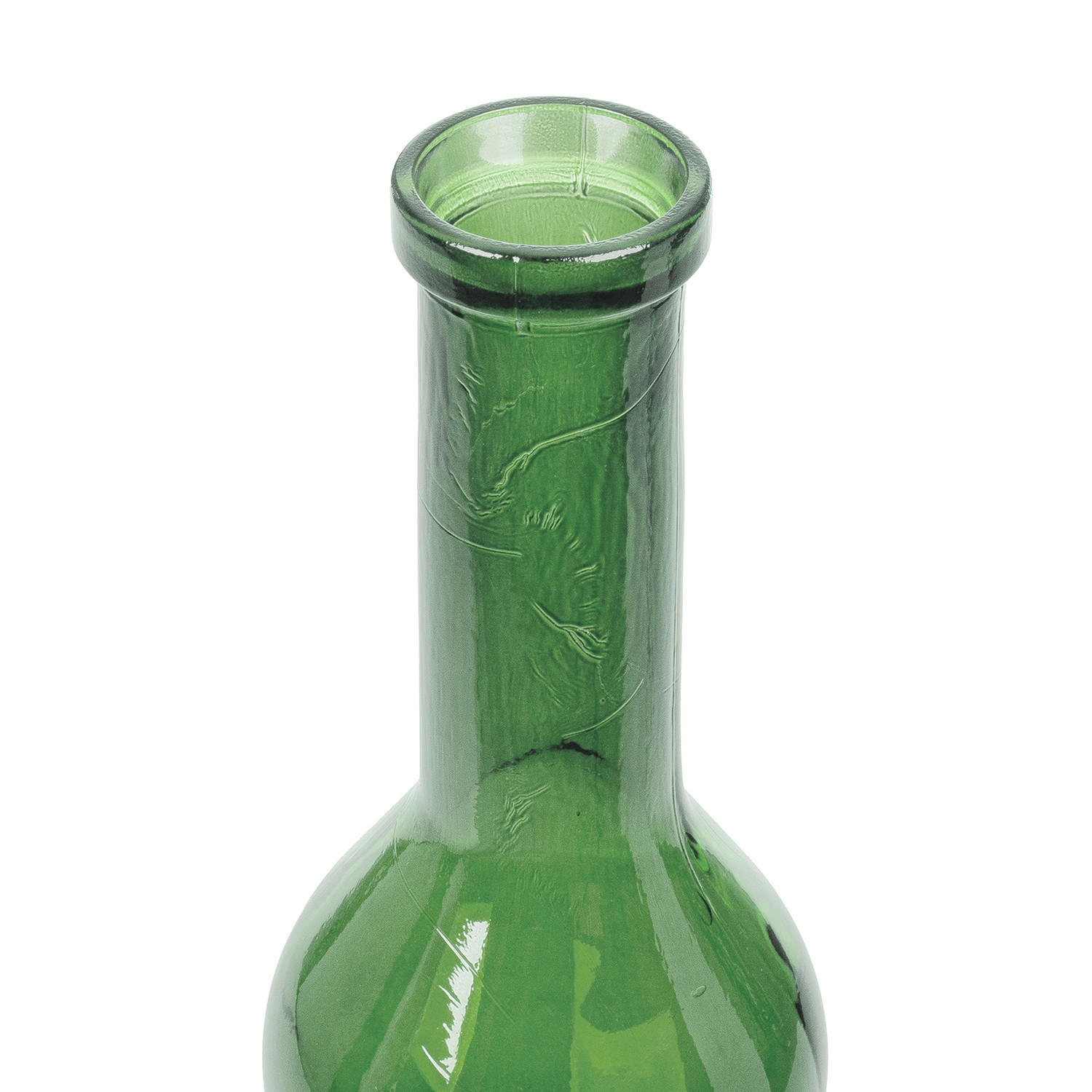 Thumbnail - Bodenvase Balleros, Grün, Glas, organisch, 75 cm, auch für frische Blumen geeignet, Dekoration, Vasen, Bodenvasen