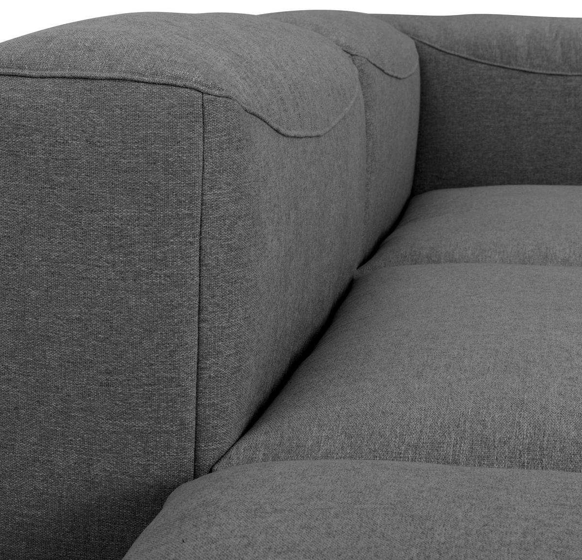 OTTOMANE LENA Anthrazit  - Anthrazit, Design, Kunststoff/Textil (250/73/100cm) - Max Winzer