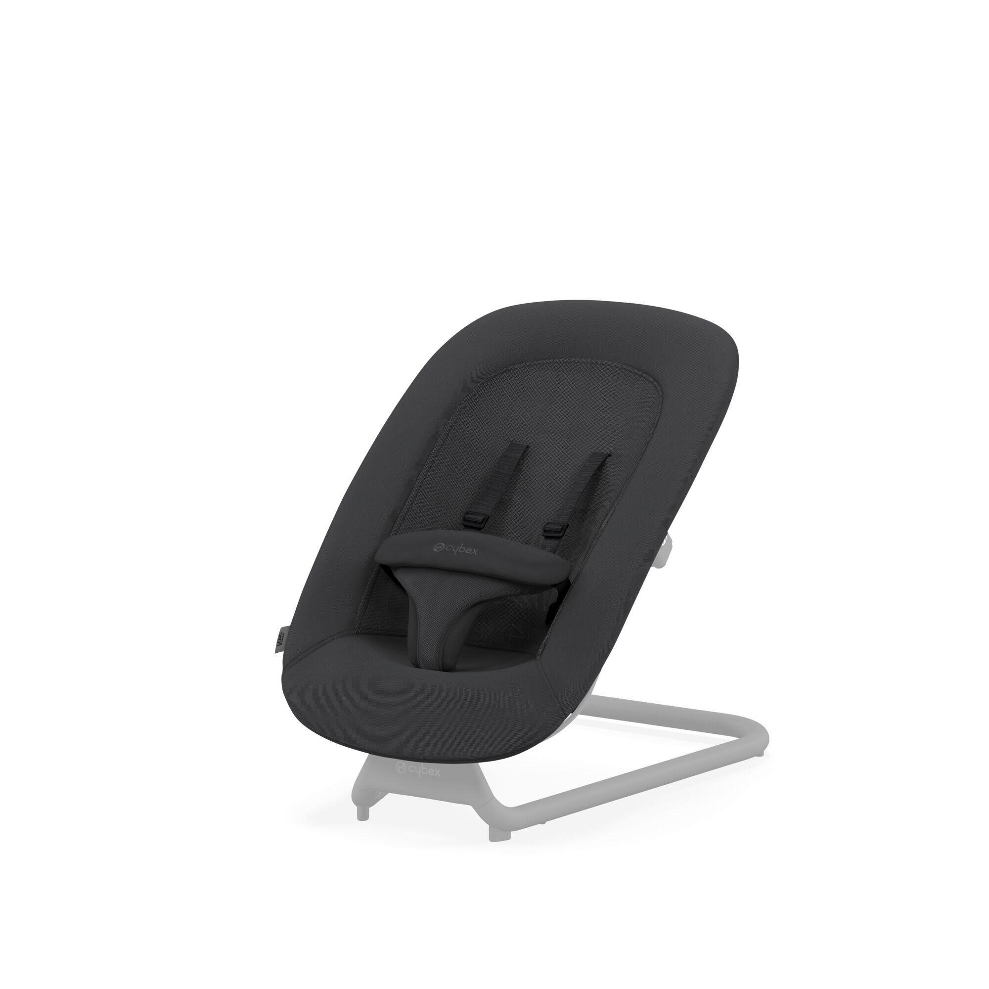 HOCHSTUHLLIEGE Lemo Bouncer  - Schwarz, Basics, Kunststoff/Textil (61/44/46-55cm) - cybex GOLD