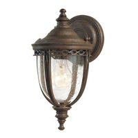 VONKAJŠIE NÁSTENNÉ SVIETIDLO, 16.7/32.1/19.1 cm - bronzová, Konventionell, kov/sklo (16.7/32.1/19.1cm) - Elstead Lighting