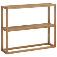 KONSOLENTISCH Eiche massiv Eichefarben  - Eichefarben, Basics, Holz (99/26/80cm)