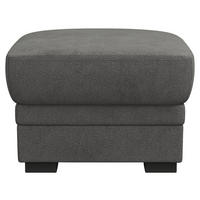 HOCKER in Textil Anthrazit  - Anthrazit/Schwarz, Basics, Kunststoff/Textil (68/45/68cm) - MID.YOU