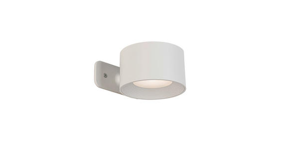 AKKU-WANDLEUCHTE - Weiß, Basics, Kunststoff/Metall (9,2/8/4,5cm) - Novel